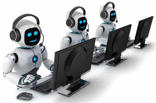 Robot call center