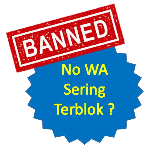 Nomor WA terblok banned